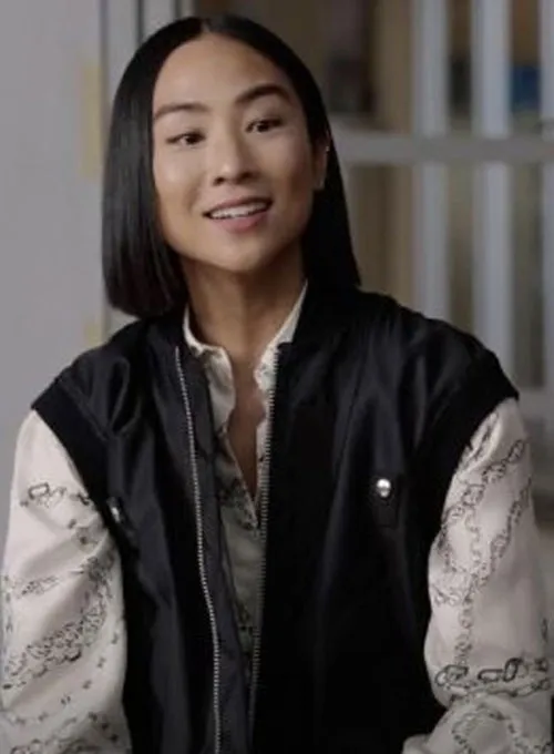 Greta Lee The Morning Show Season 02 Satin Vest