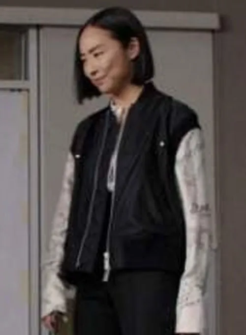 Greta Lee The Morning Show Season 02 Satin Vest