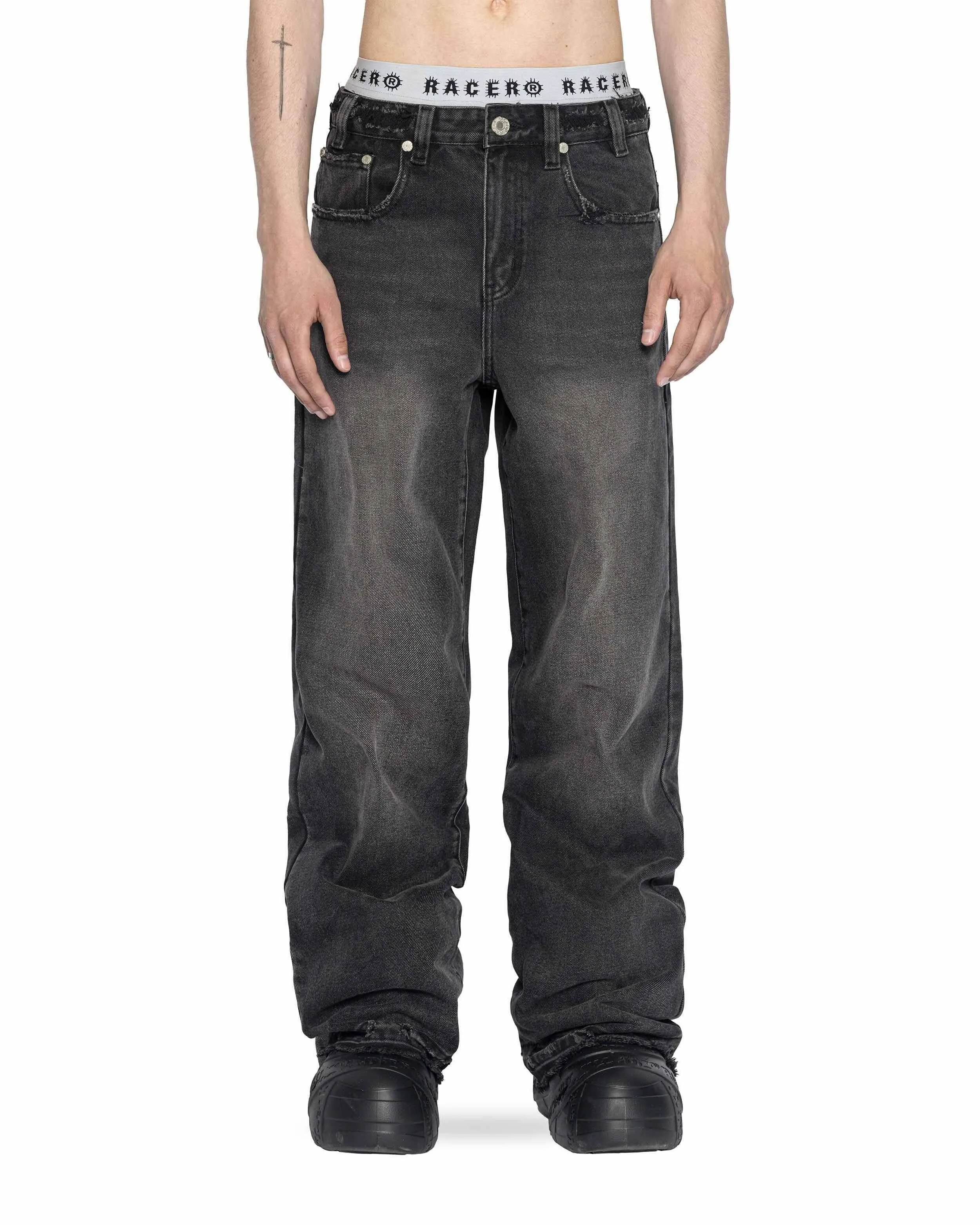 Grey Rust Jeans