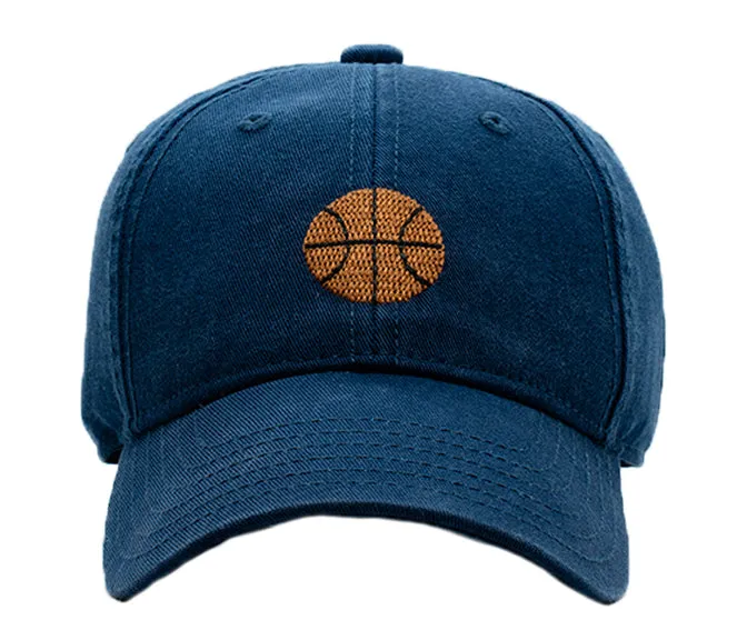 Harding Lane Kids Basketball Baseball Hat in Navy