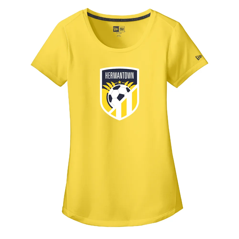 Hermantown Soccer Ladies Series Performance Scoop Tee