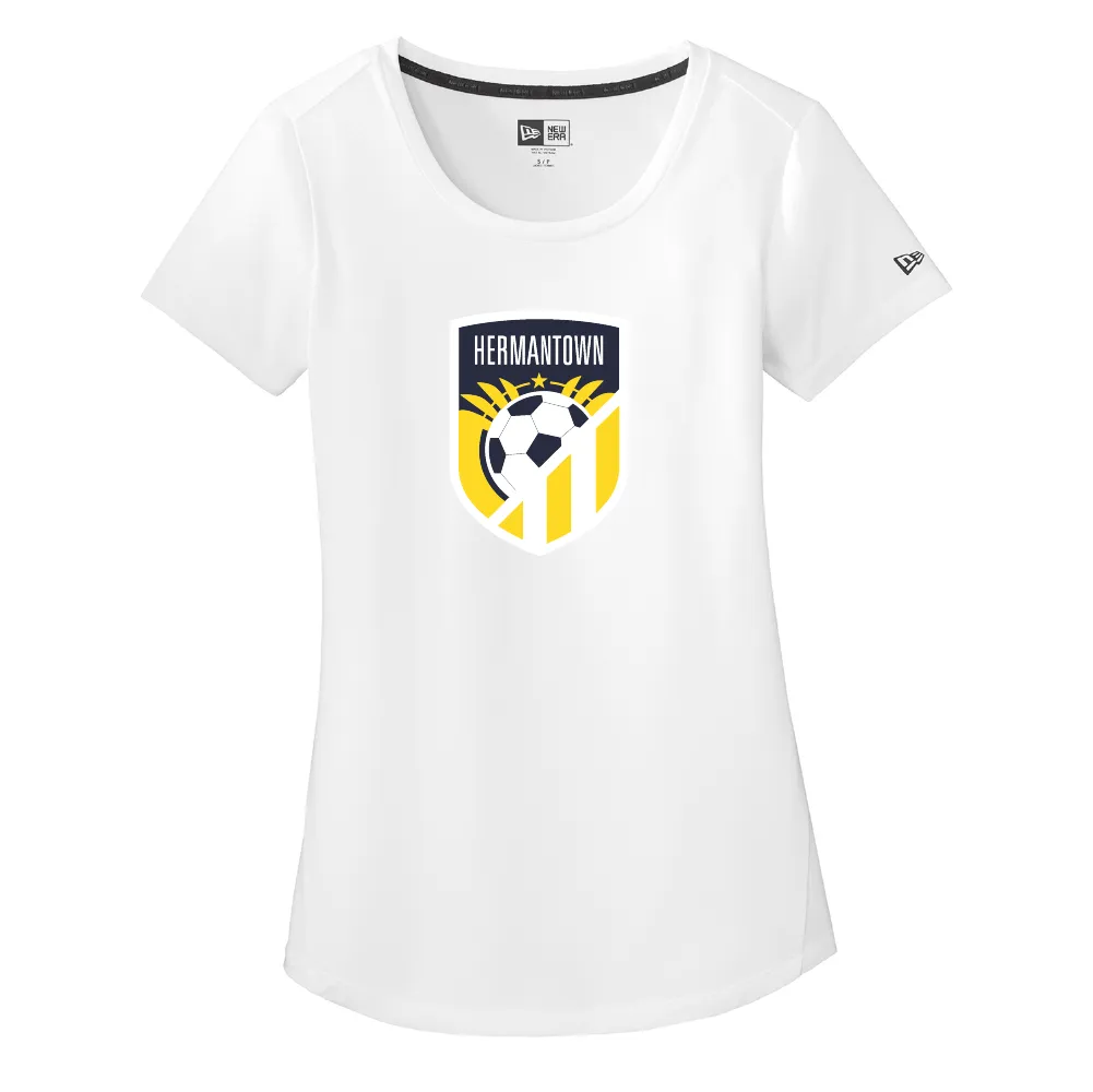 Hermantown Soccer Ladies Series Performance Scoop Tee