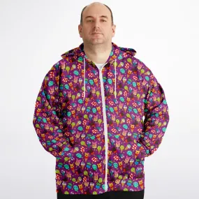 Ice Cream Plus-size Unisex Zip Hoodie