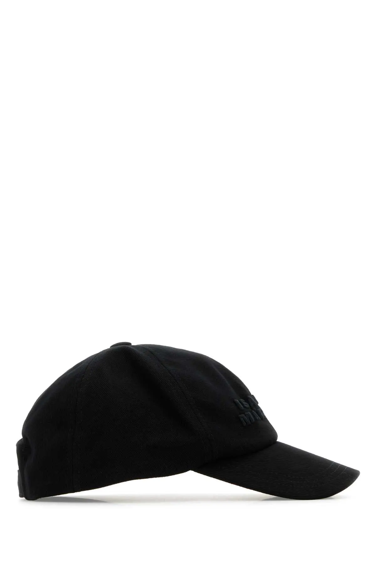 Isabel Marant Black Cotton Tyron Baseball Cap