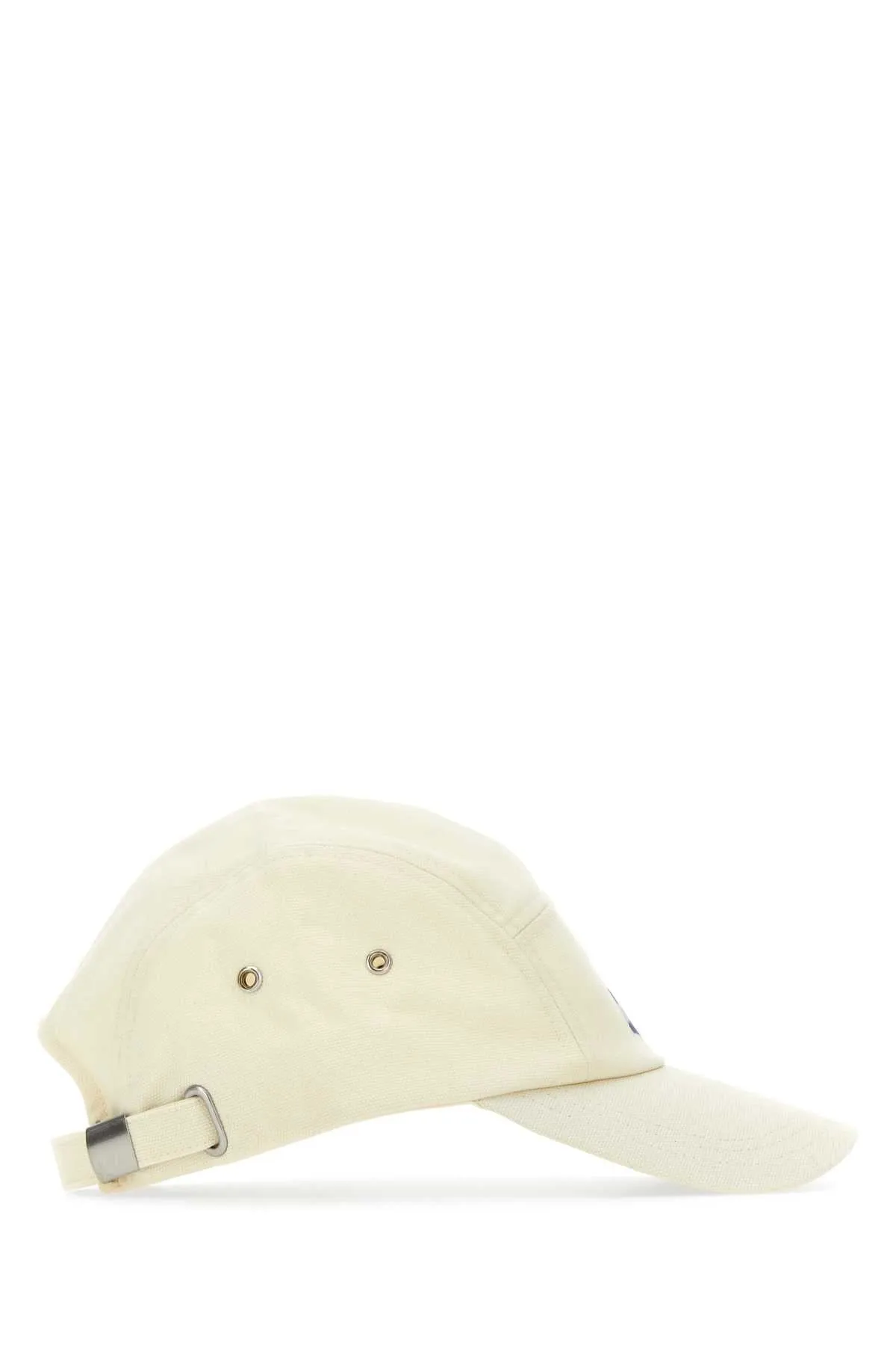 Isabel Marant Ivory Cotton Tedji Baseball Cap