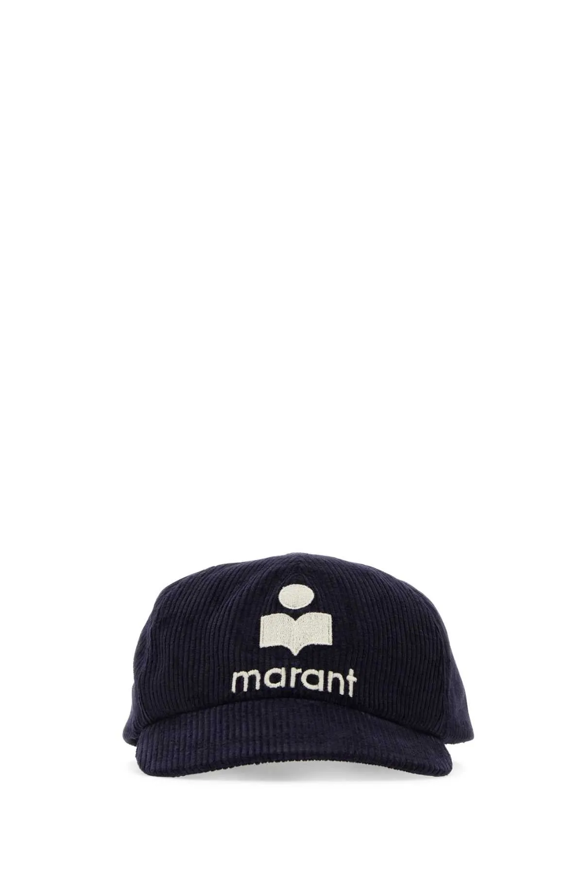 Isabel Marant Midnight Blue Corduroy Tyron Baseball Cap