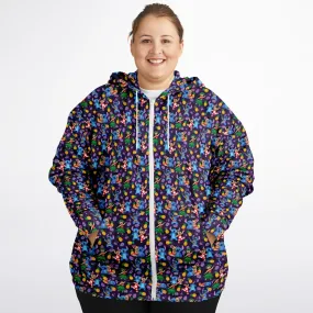 Island Friends Plus-size Unisex Zip Hoodie