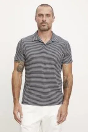 Israel Polo - Navy Stripe