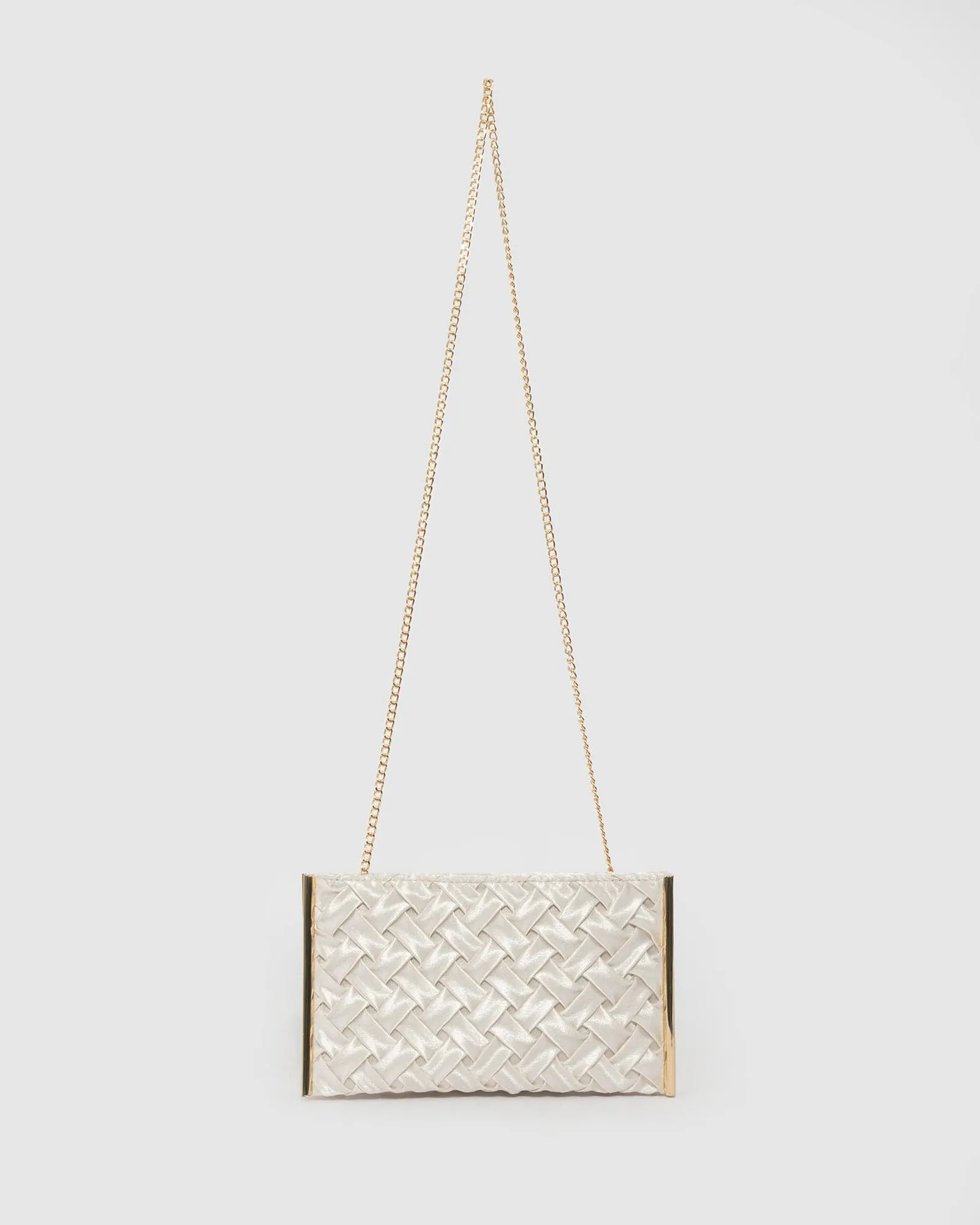 Ivory Dany Double Pouch Clutch Bag