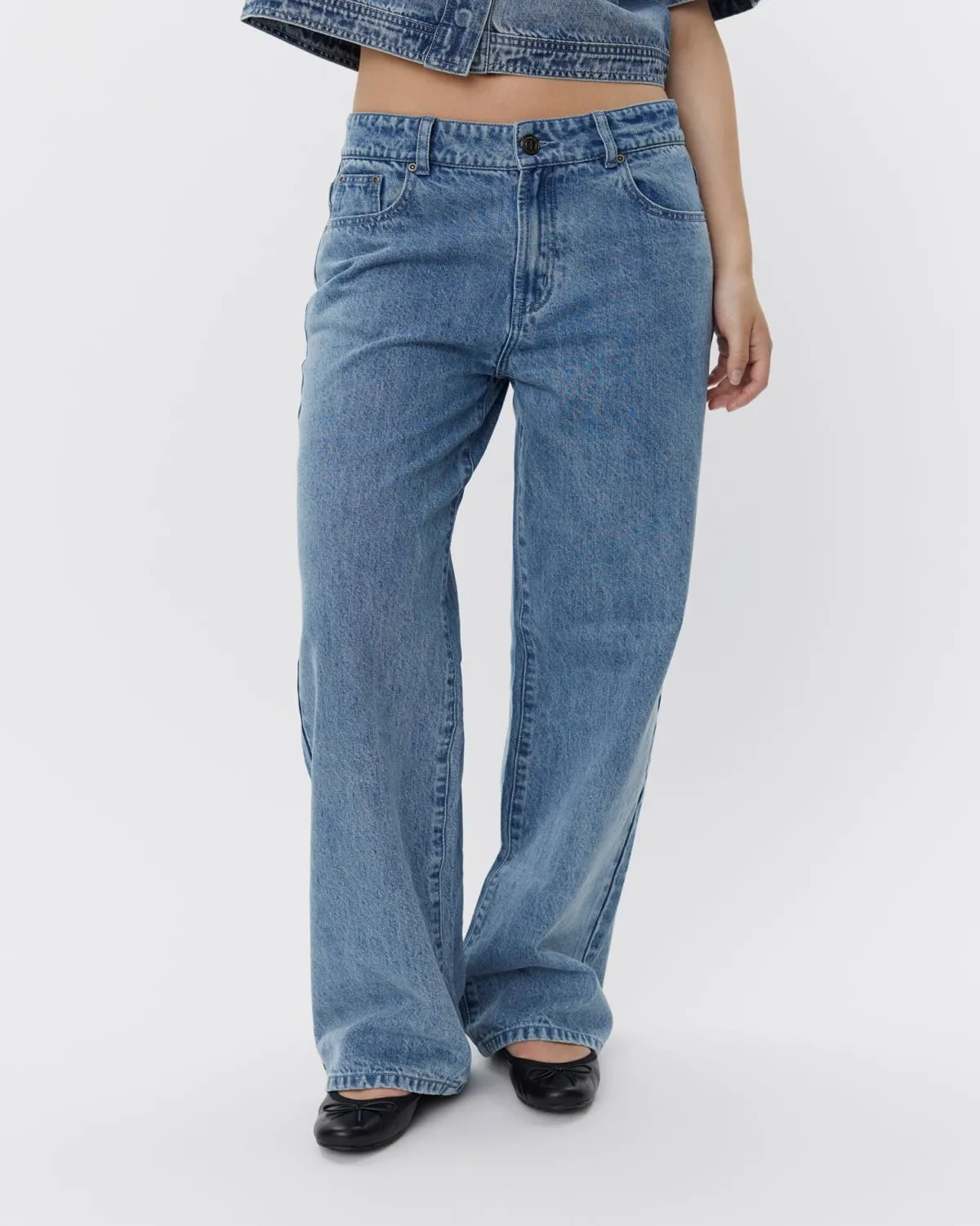 IZASW JEANS - Light denim blue