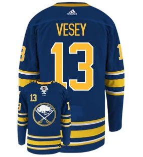 Jimmy Vesey Buffalo Sabres Adidas Authentic Home NHL Hockey Jersey     