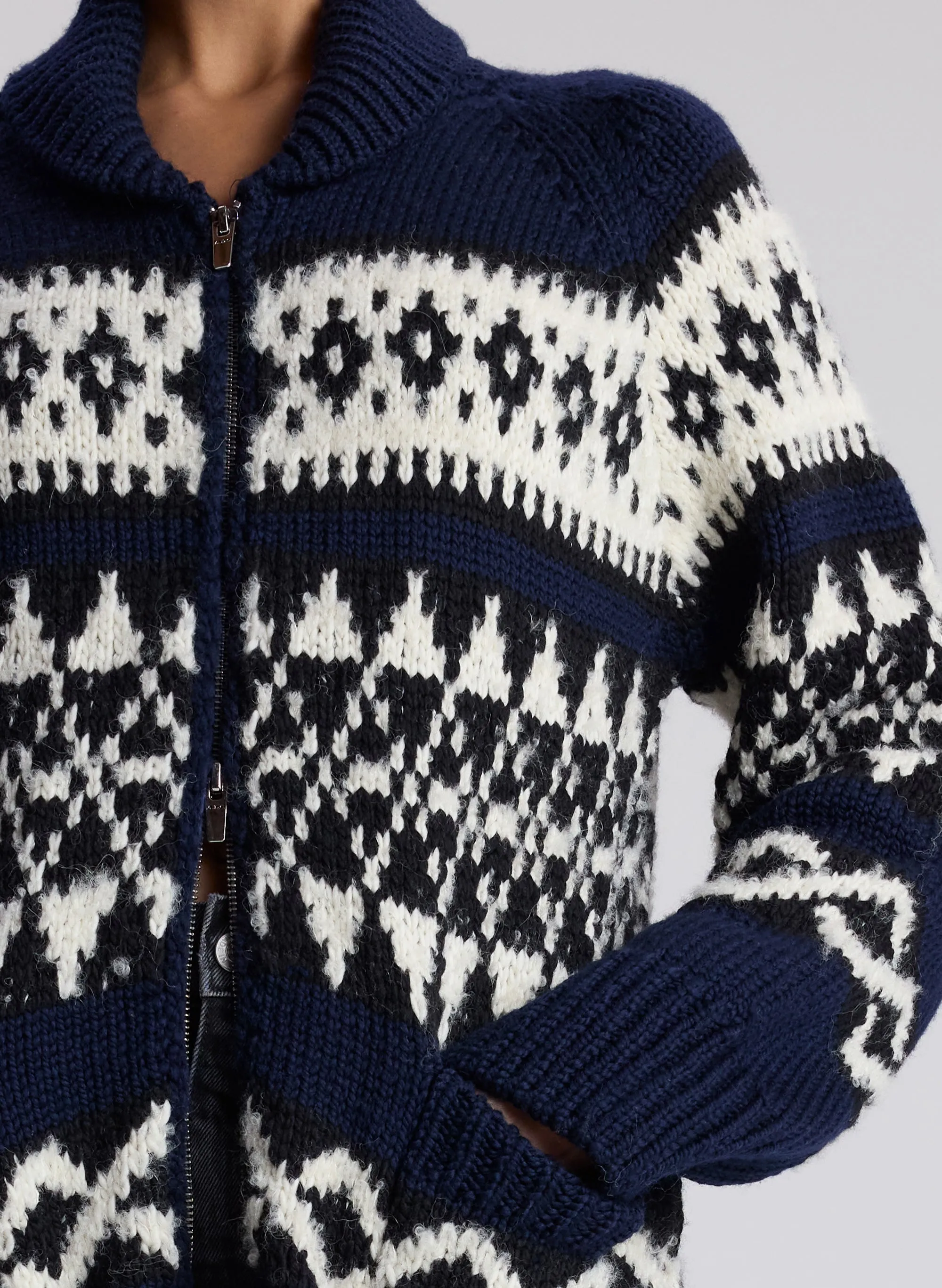 Joanna Merino Fairisle Cardigan