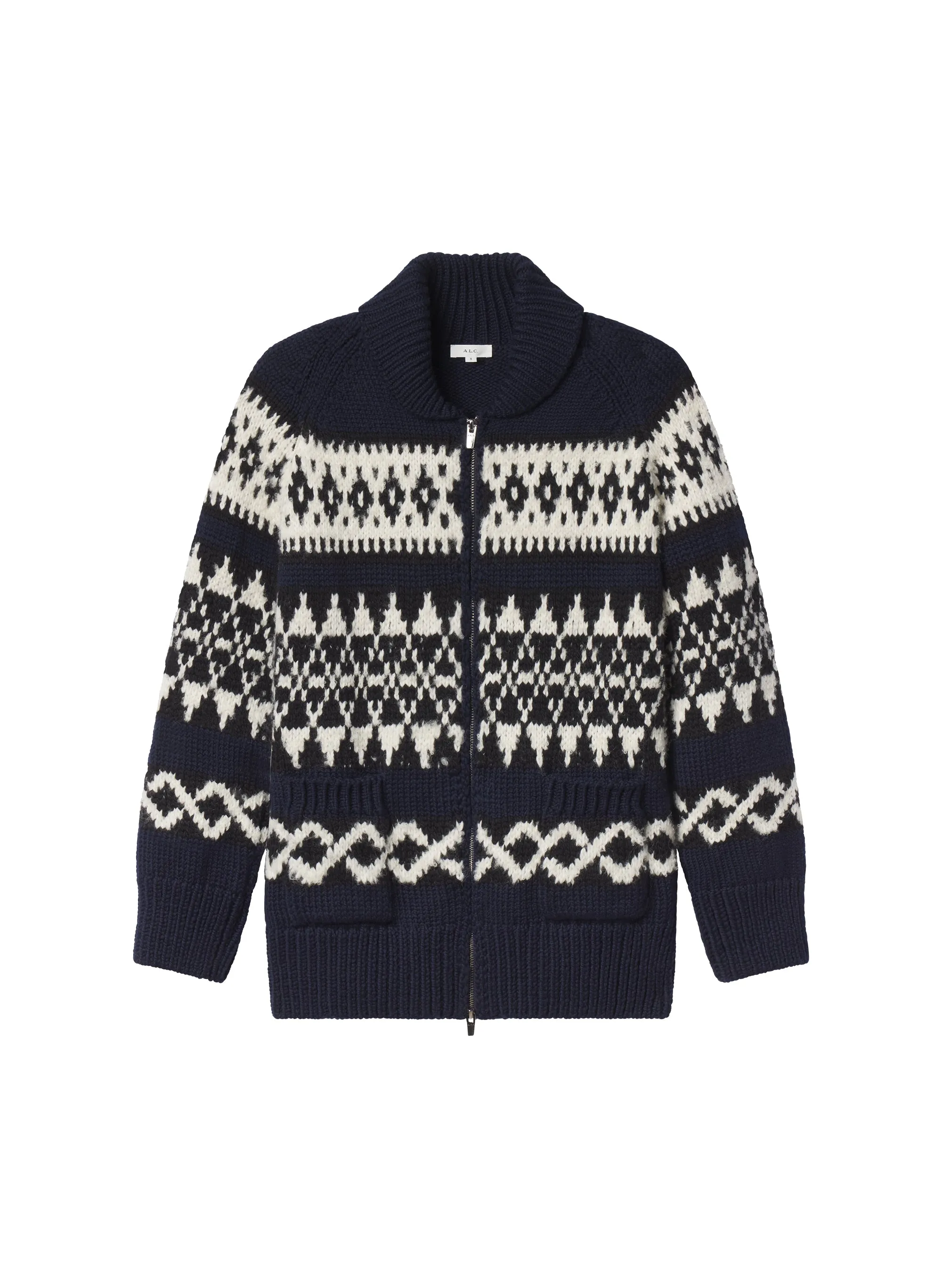 Joanna Merino Fairisle Cardigan