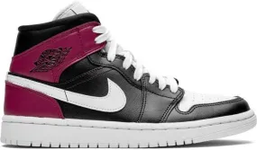 Jordan Air 1 Mid Noble Red sneakers Black