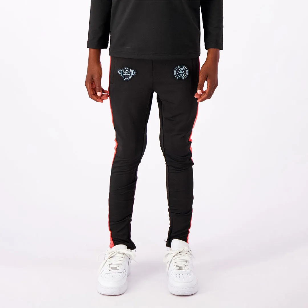 JR. FOOTBALL TRACKPANTS | Black