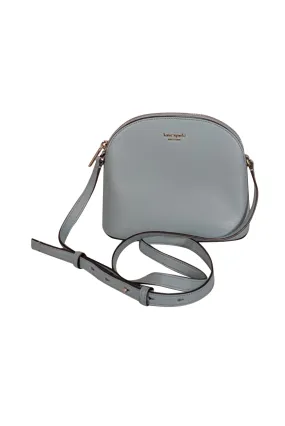 Kate Spade - Baby Blue Pebbled Leather Dome Crossbody Bag