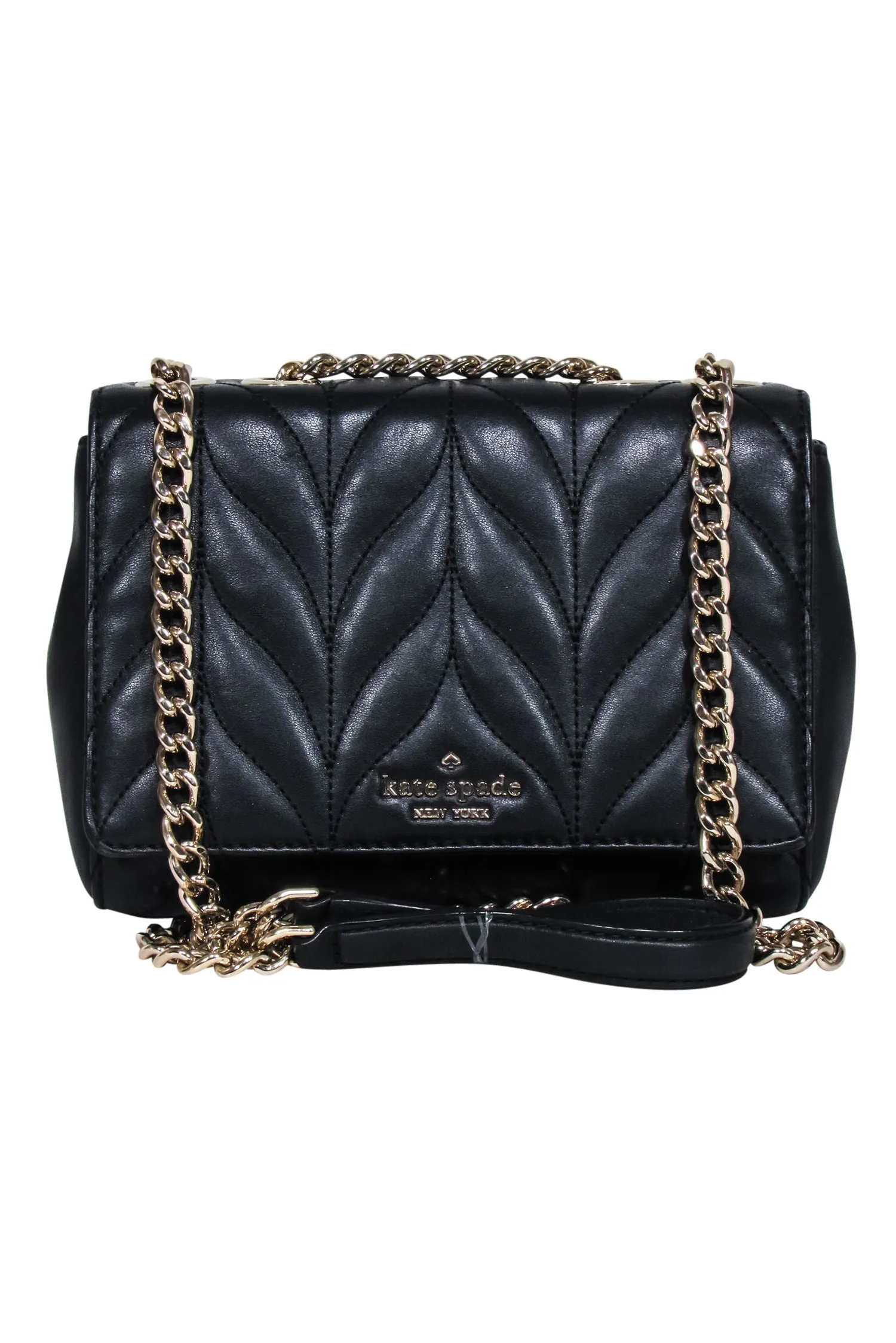 Kate Spade - Black Quilted Leather Crossbody Bag