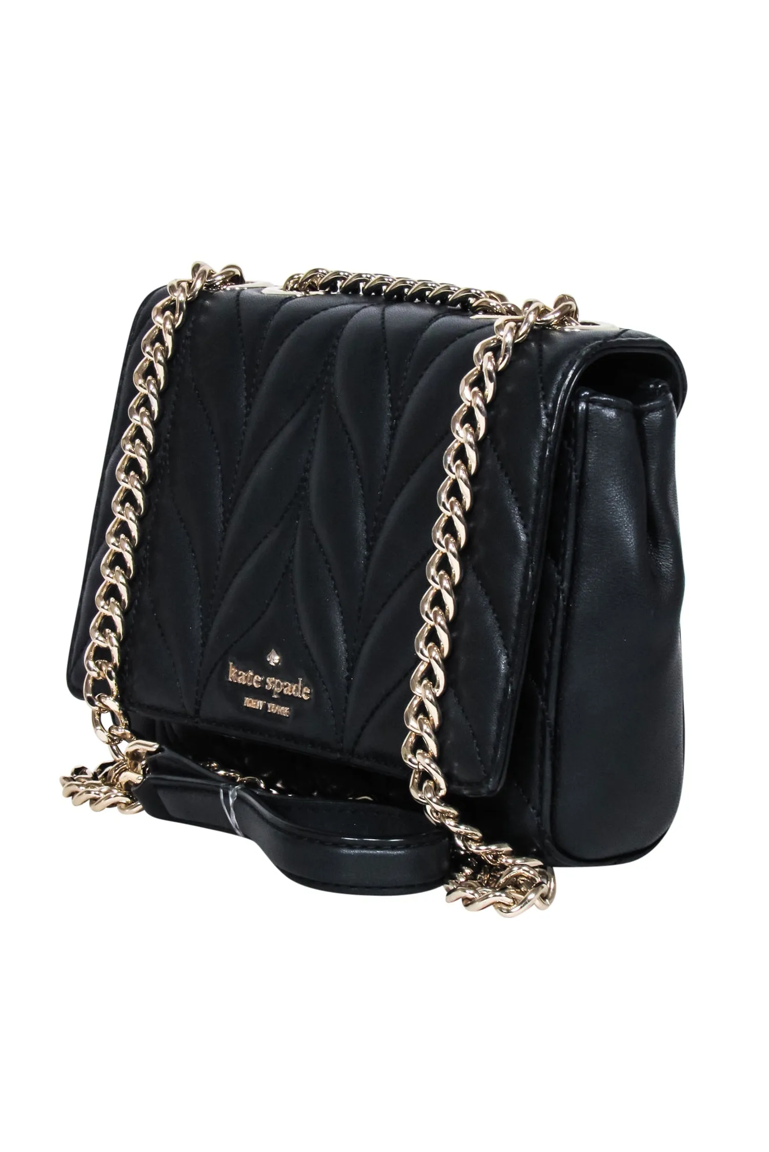 Kate Spade - Black Quilted Leather Crossbody Bag