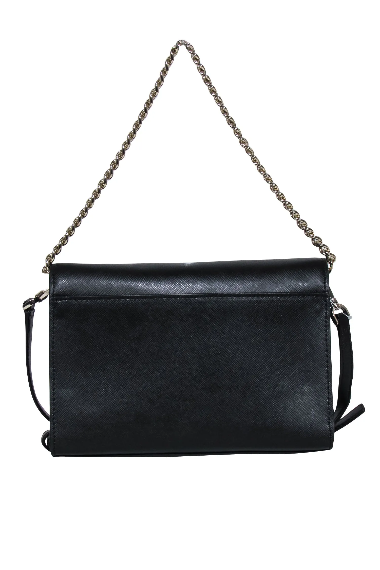 Kate Spade - Black Saffiano Leather Carson Convertible Crossbody Bag