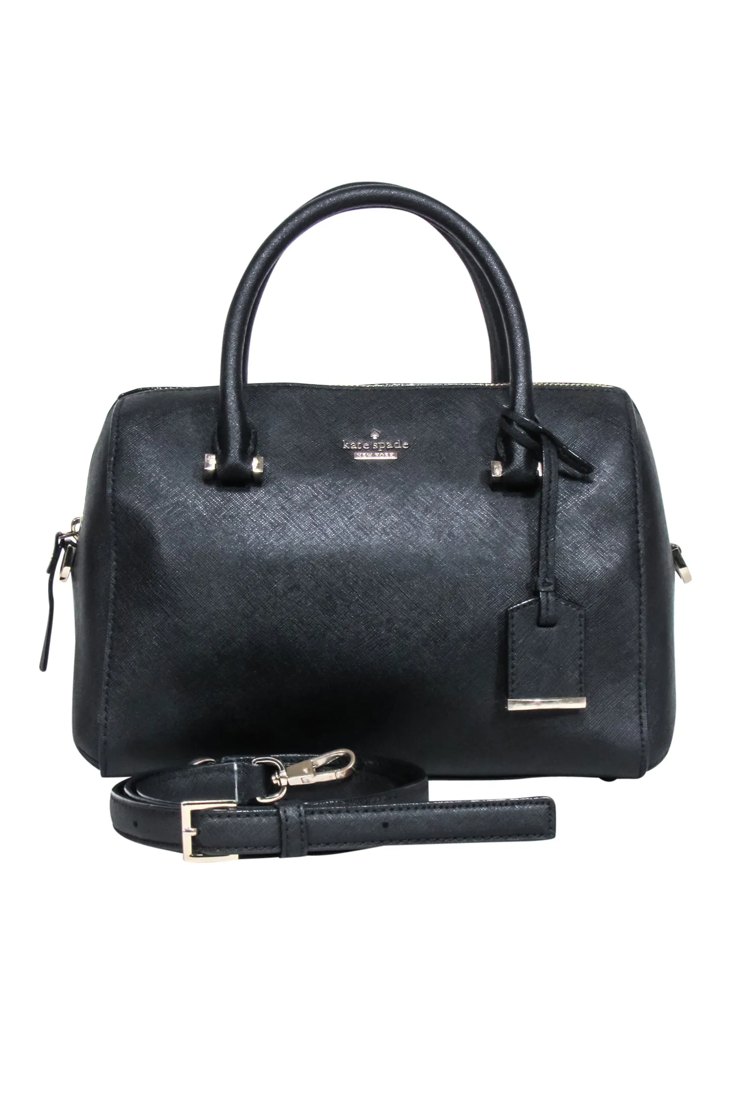 Kate Spade - Black Small Barrel Crossbody Bag