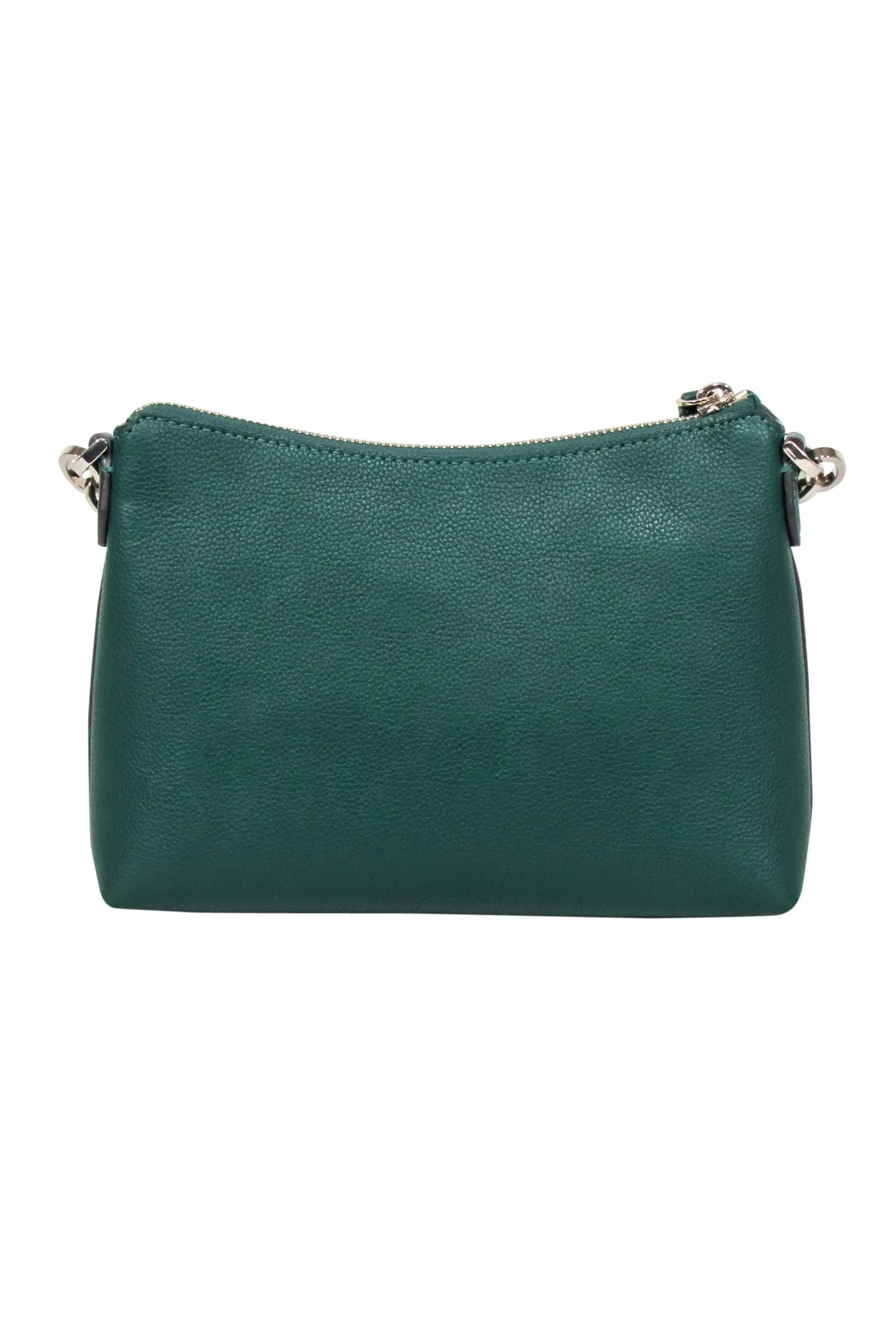 Kate Spade - Emerald Green Pebbled Leather Crossbody Bag