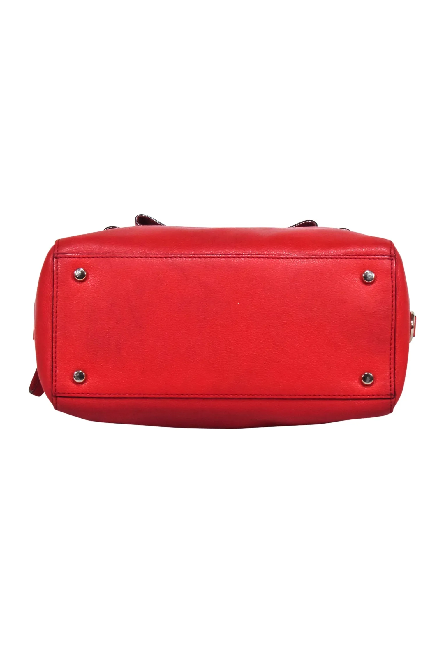 Kate Spade - Red Leather Bow Front Crossbody Bag