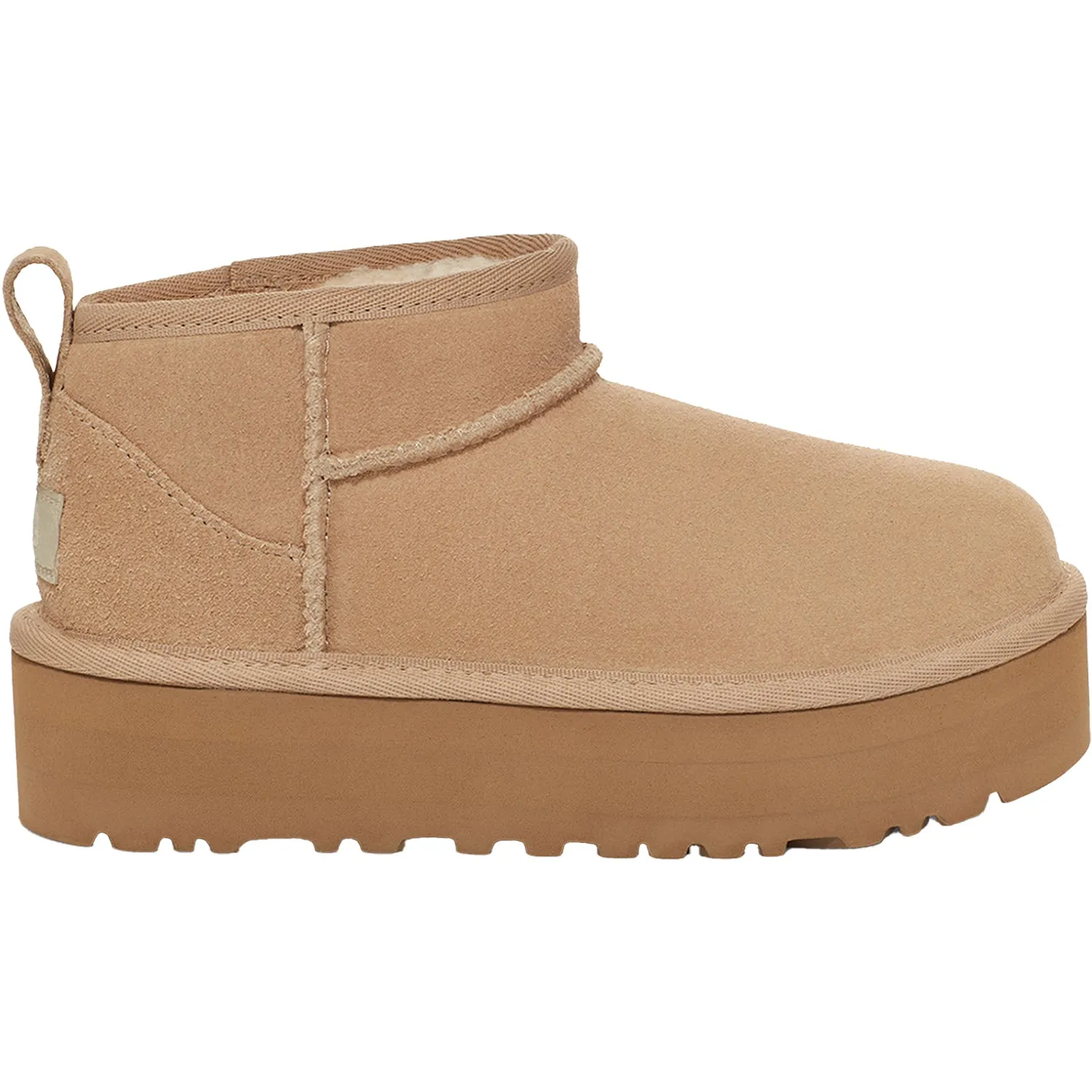 Kids' UGG Classic Ultra Mini Platform Sand Sheepskin