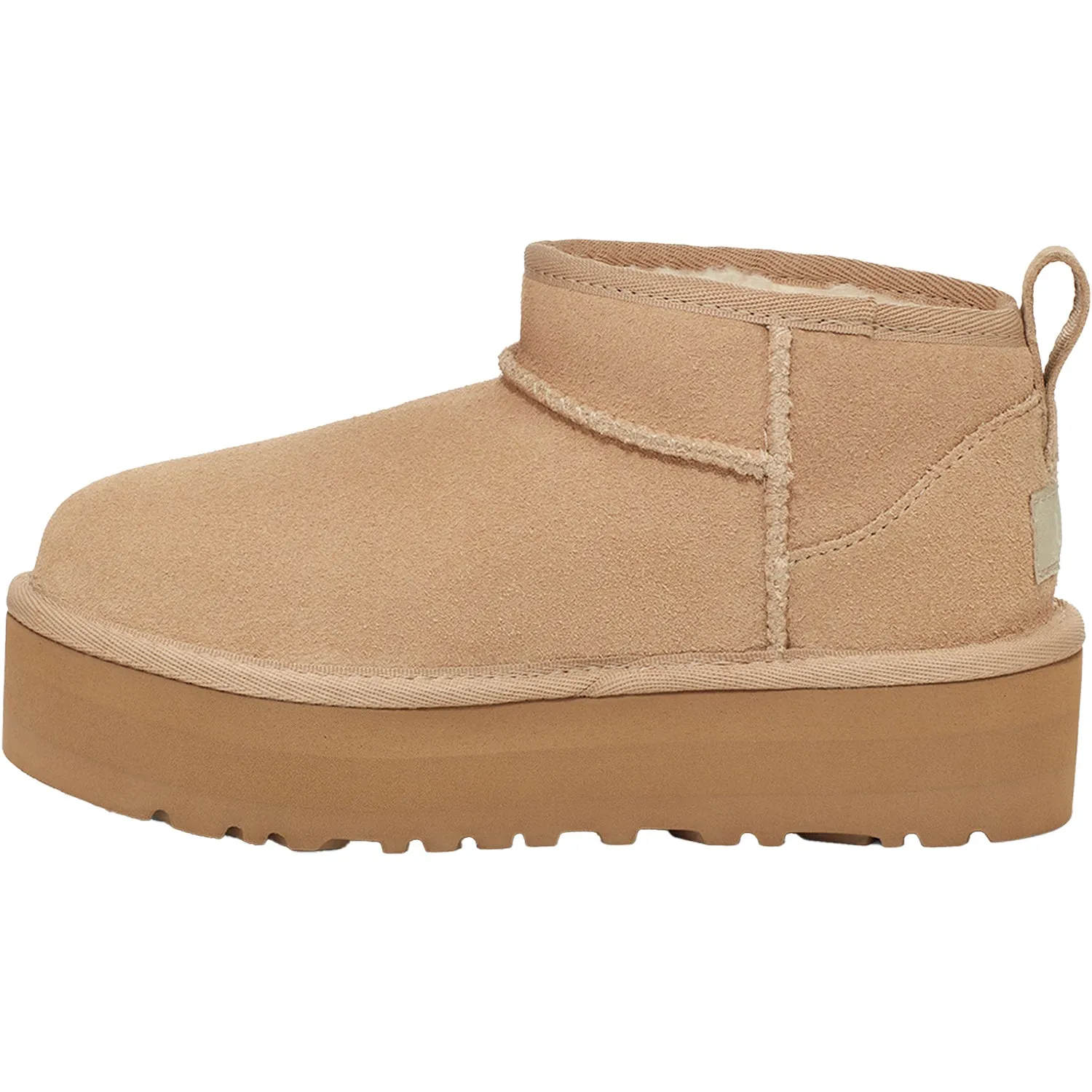 Kids' UGG Classic Ultra Mini Platform Sand Sheepskin