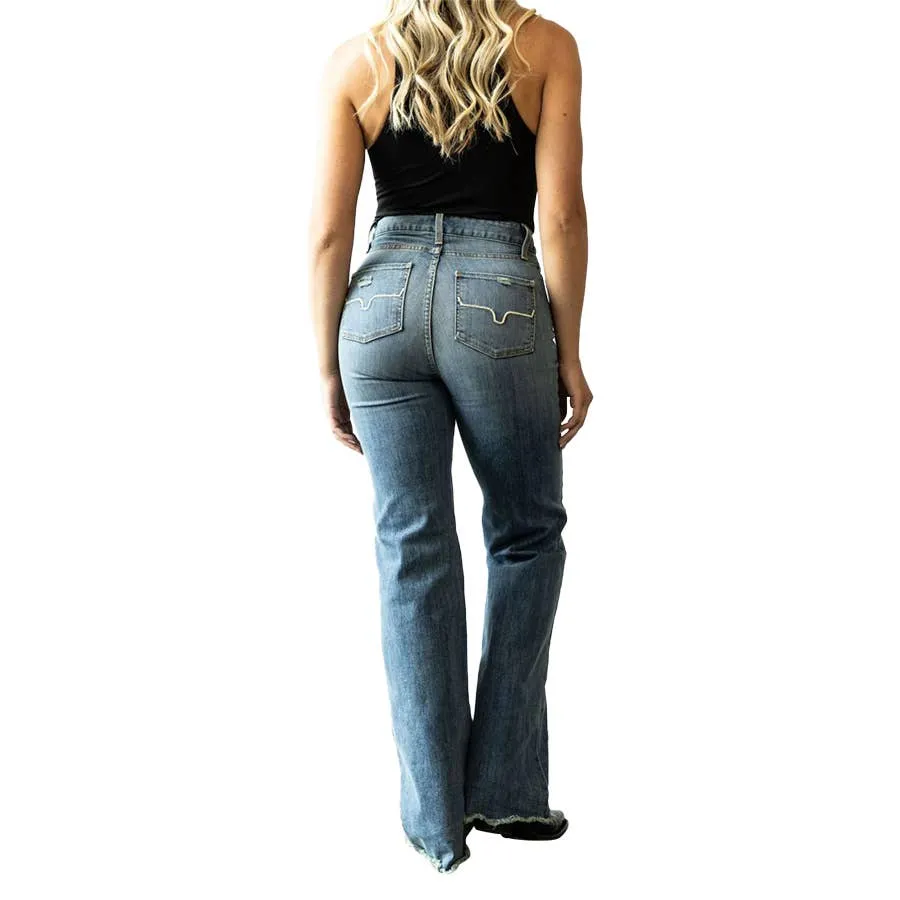 Kimes Ranch Women's Olivia High-Rise Wide Leg Jeans - Blue