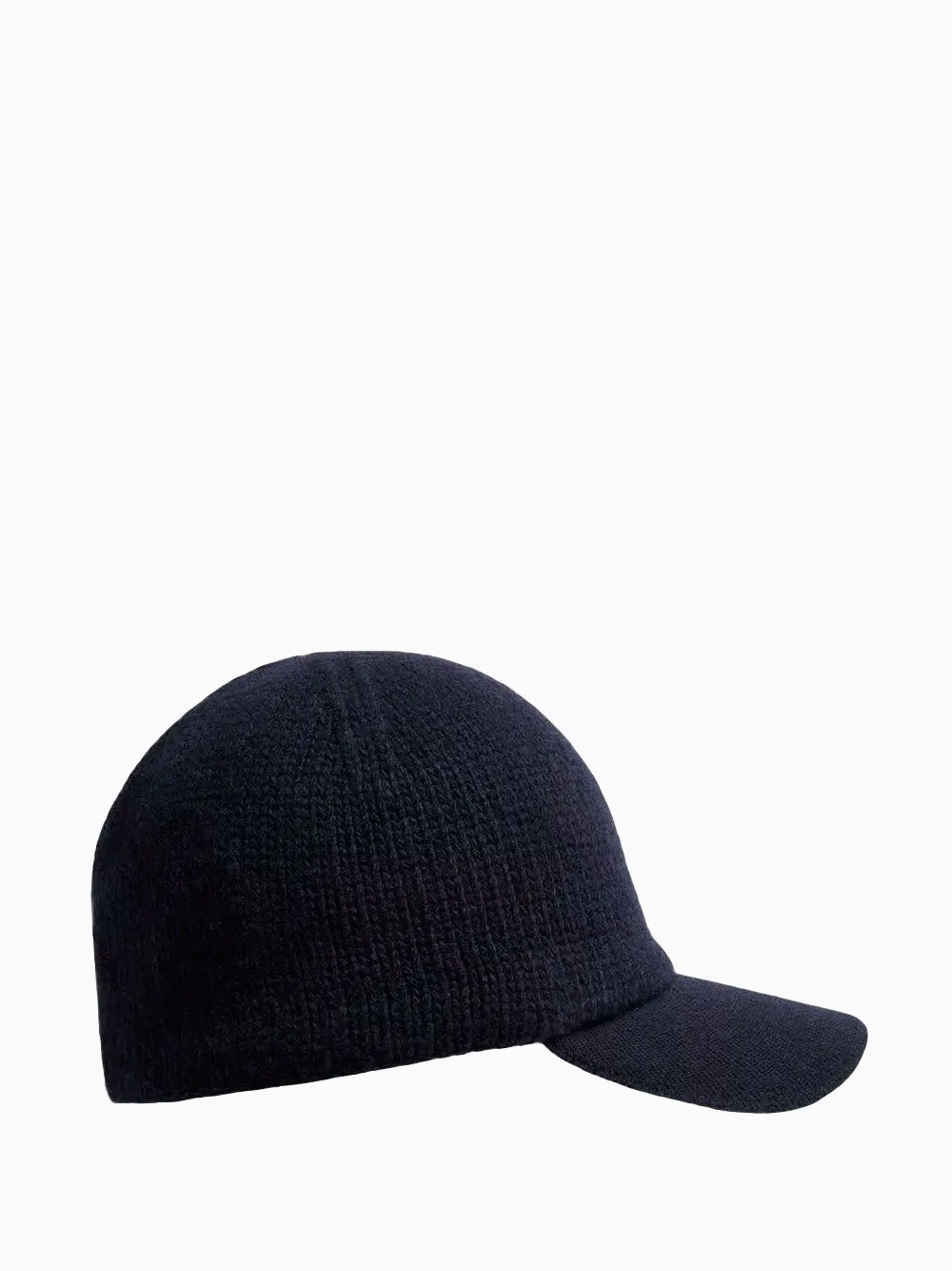 Knit baseball cap