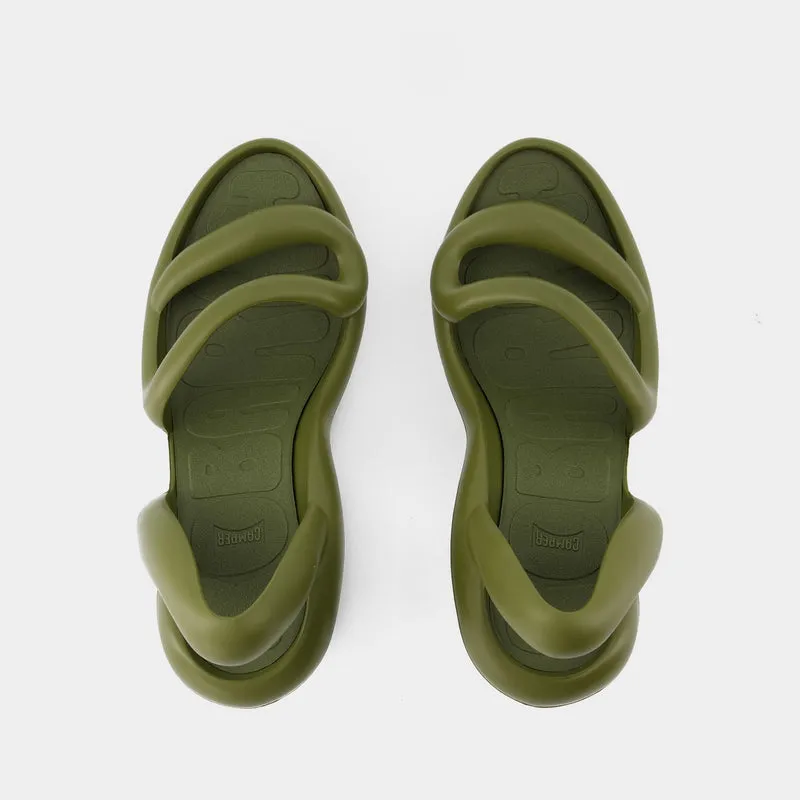 Kobarah Jasper Sandals - Camper - Synthetic - Green