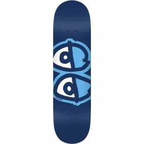 Krooked Skateboard Deck Team Eyes Blue 8.38