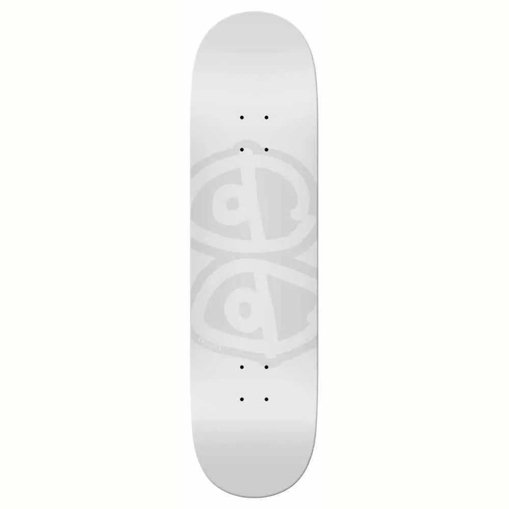 Krooked Skateboard Deck Team Eyes White 8.06