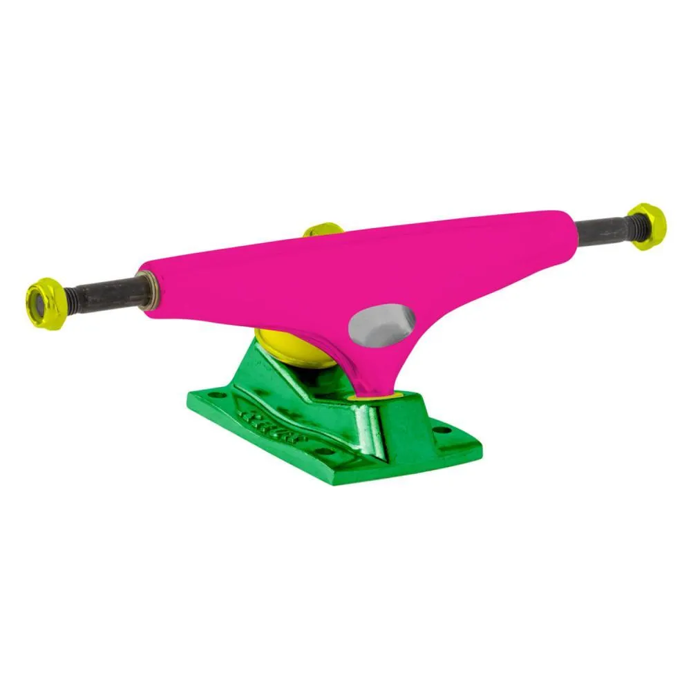 Krux Skateboard Truckss K5 The Raver Standard Pink/Green/Yellow 8.25