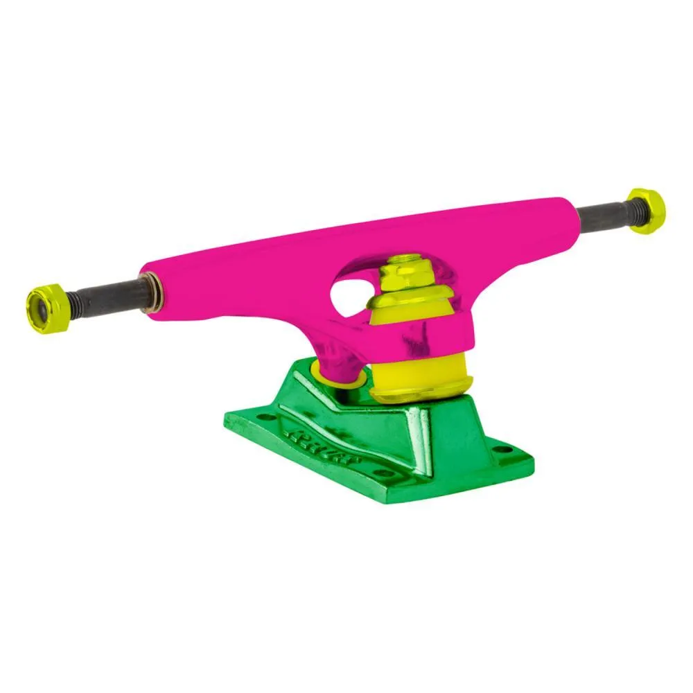 Krux Skateboard Truckss K5 The Raver Standard Pink/Green/Yellow 8.25