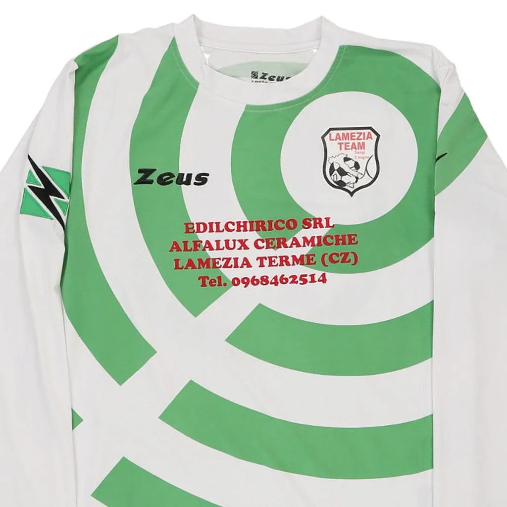 Lamezia Team Zeus Football Football Shirt - Large White Polyester