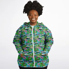 Let's Cruise Plus-size Unisex Zip Hoodie