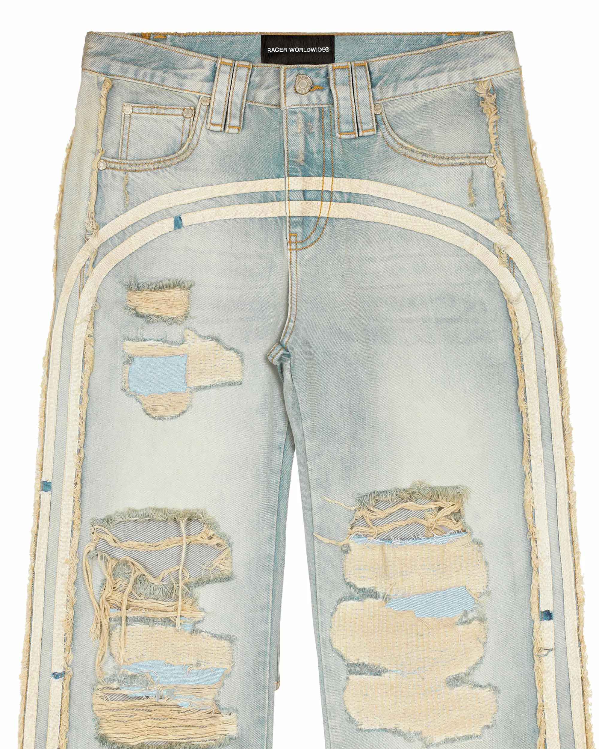 Light Blue Track Jeans