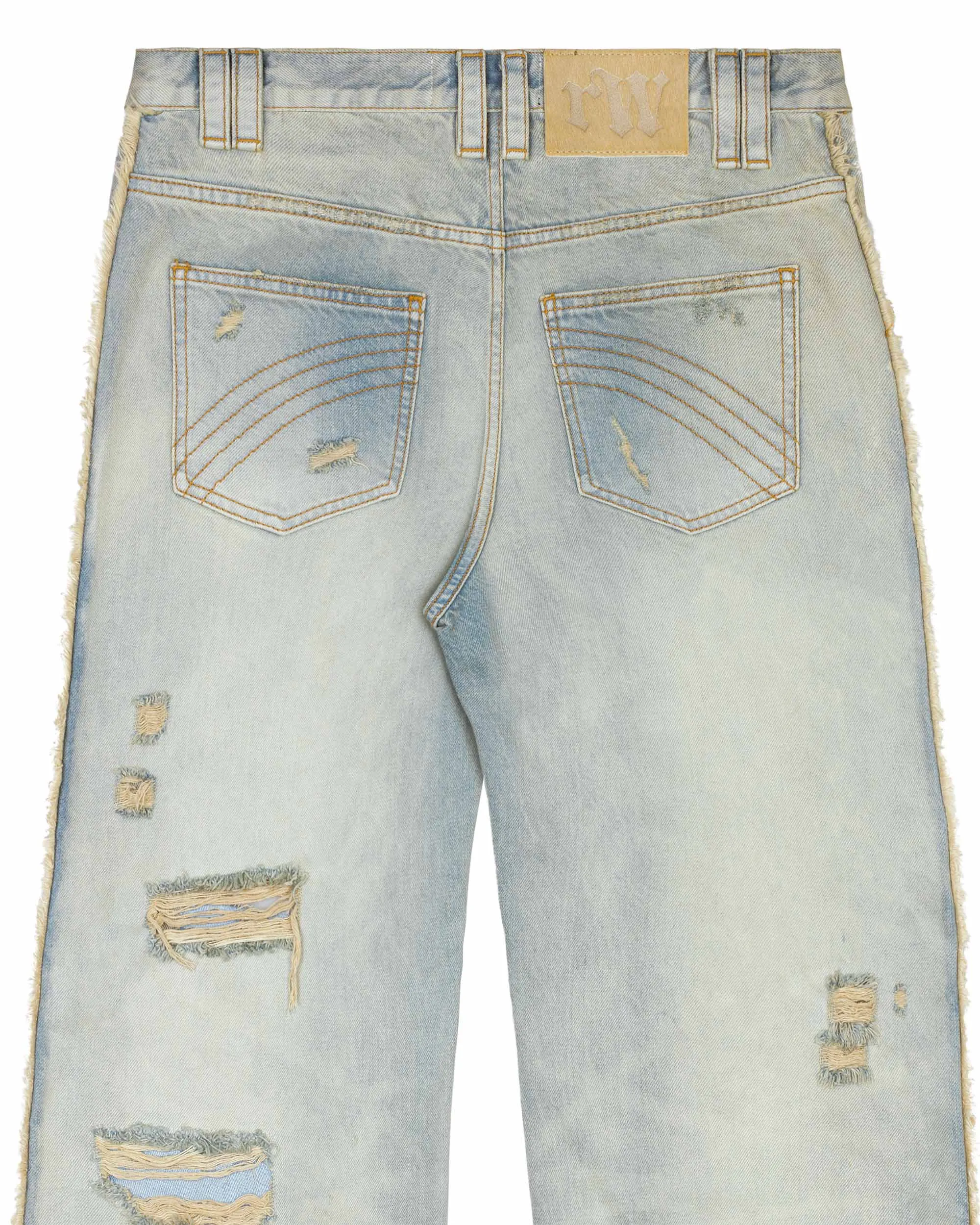 Light Blue Track Jeans