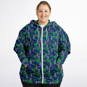 Living With The Land Plus-size Unisex Zip Hoodie