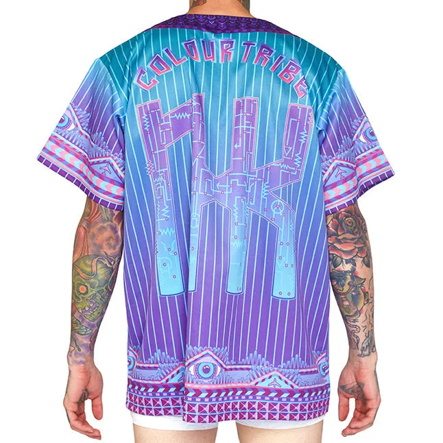 LOGIC LATTICE UNISEX BASEBALL JERSEY