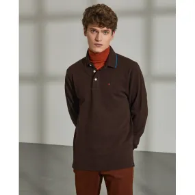 Long-sleeved polo shirt