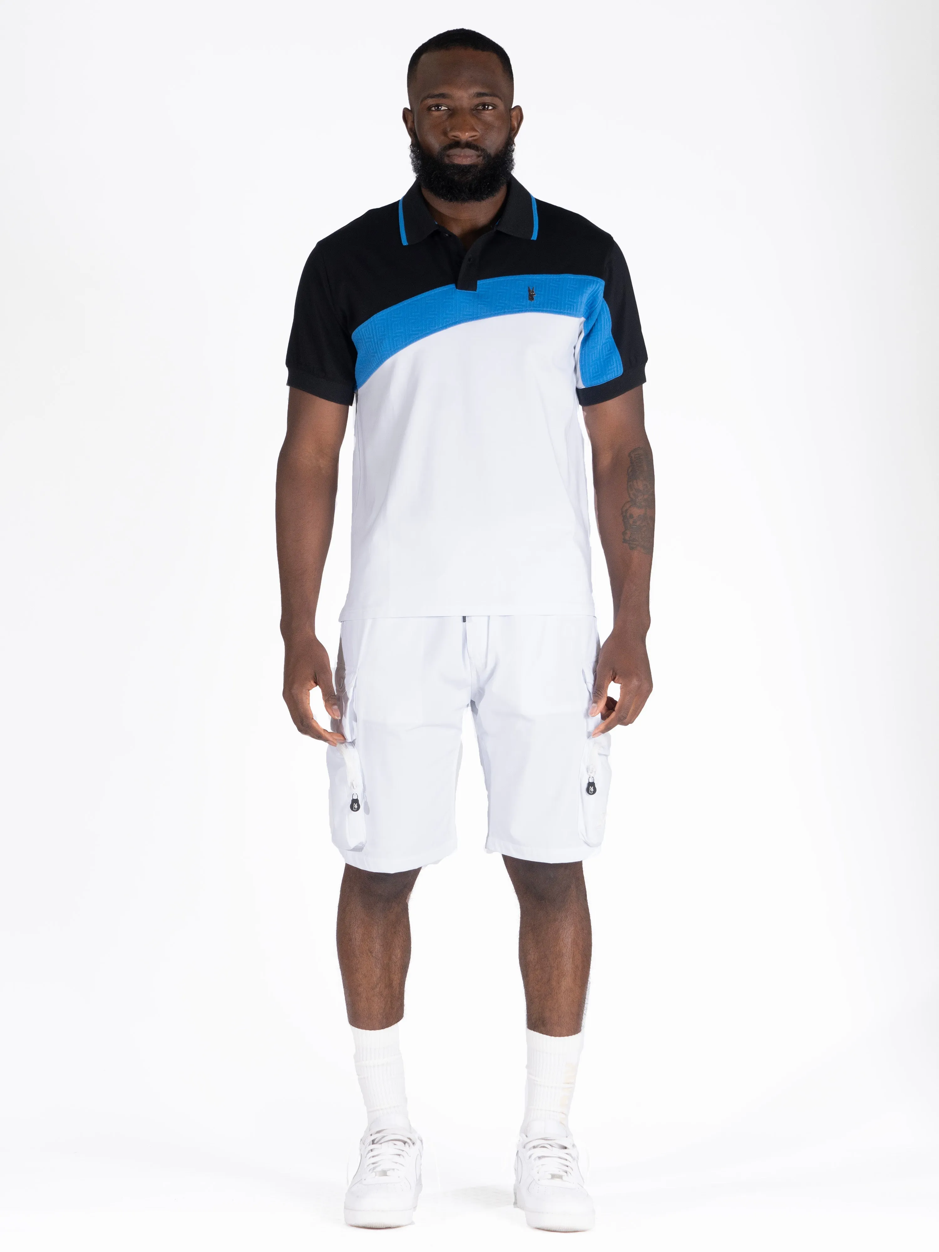 M333 Colton Polo Shirt - White