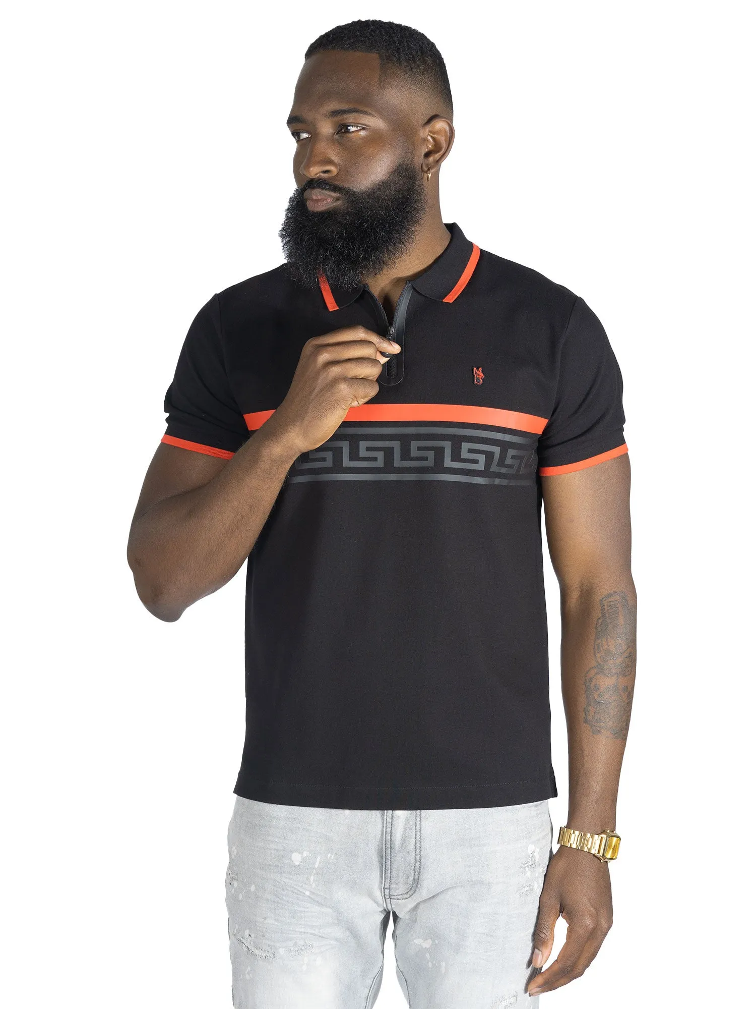 M397 MORADI Polo Shirt - Black