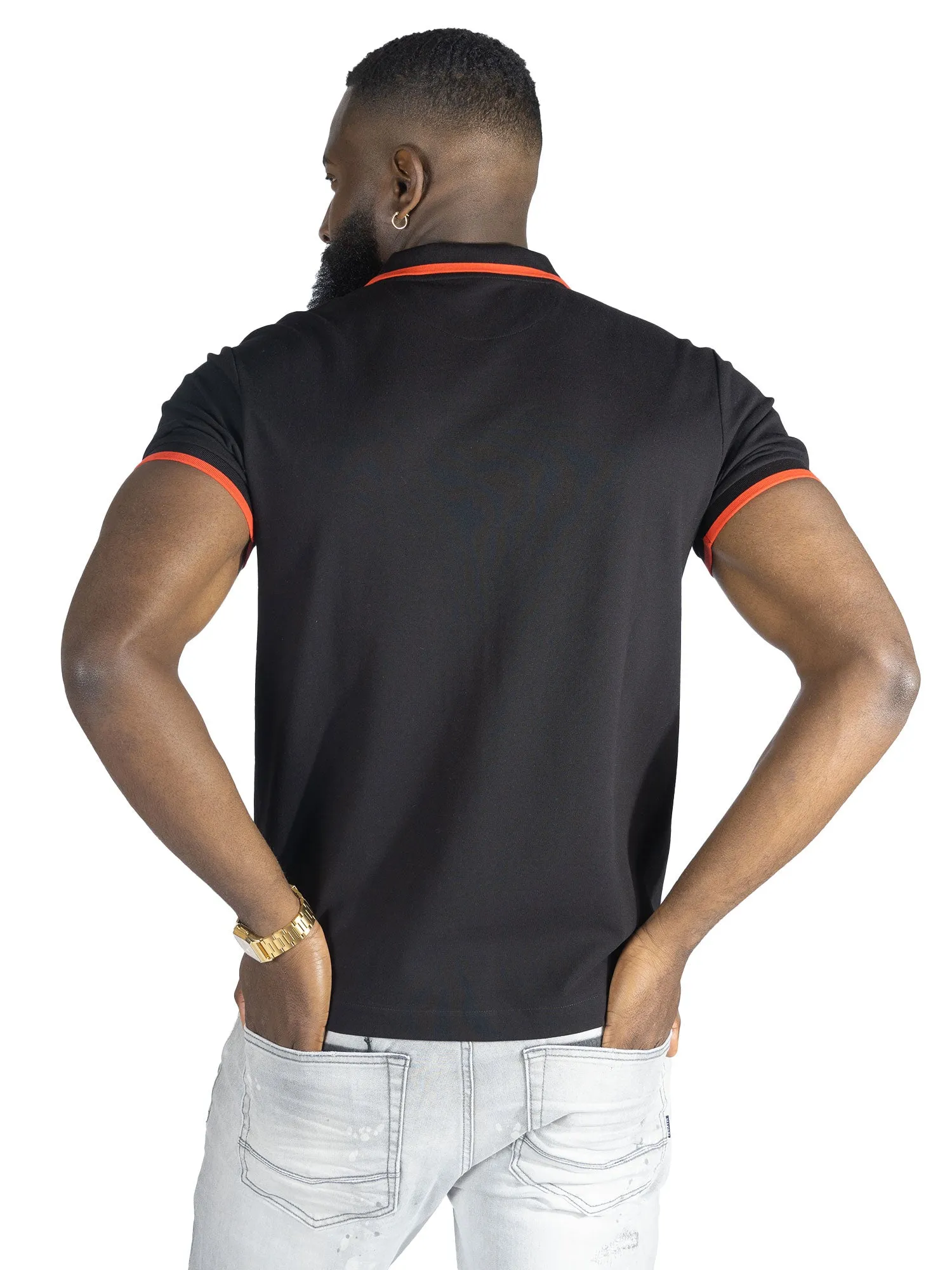 M397 MORADI Polo Shirt - Black