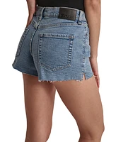 Macy's Dkny Jeans Women's Mid-Rise Split-Side Denim Shorts