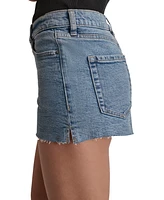 Macy's Dkny Jeans Women's Mid-Rise Split-Side Denim Shorts