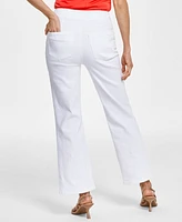 Macy's I.n.c. International Concepts Women's High-Rise Tab-Waist Kick Flare Jeans, Created for Macy's