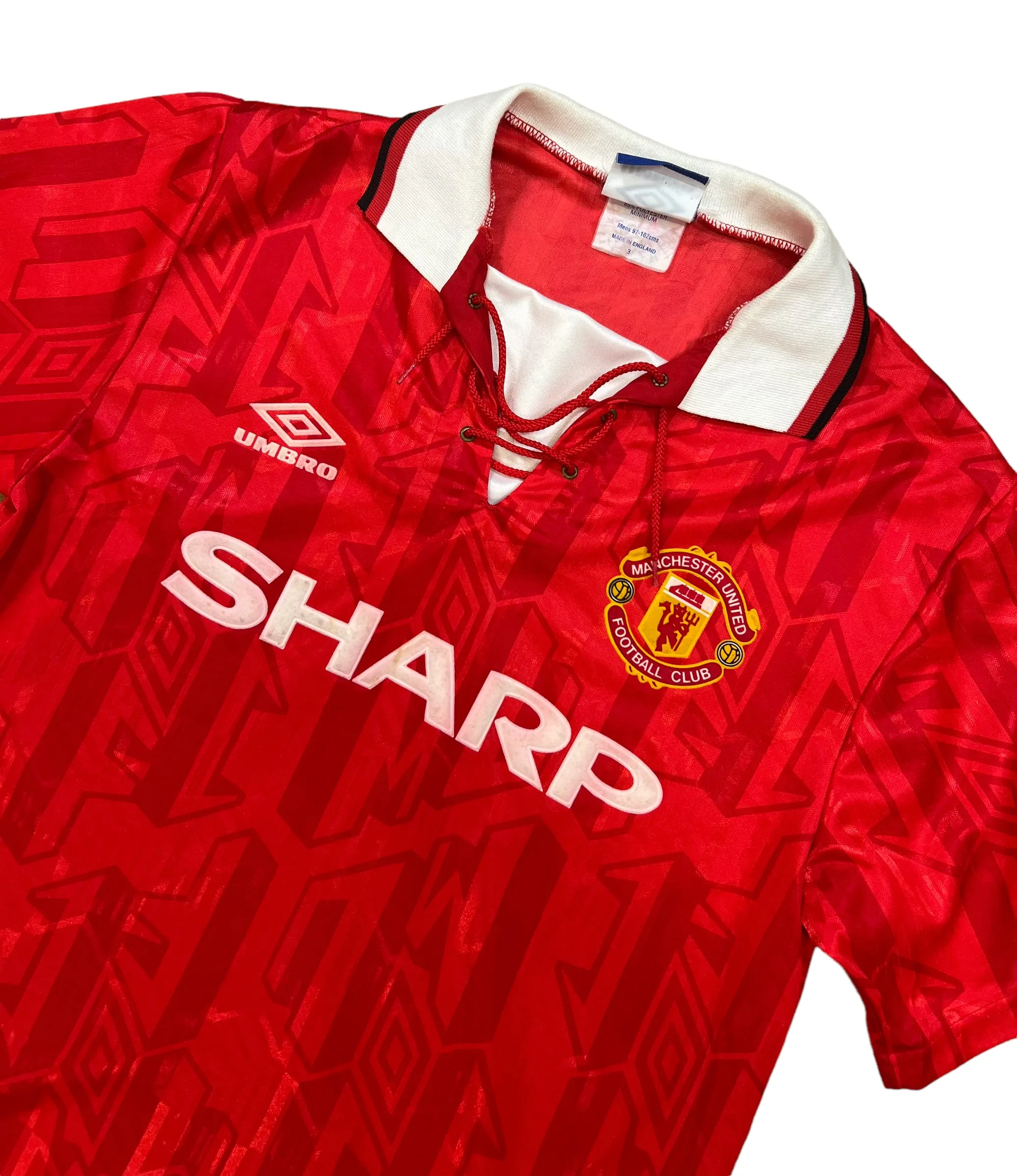 Manchester United 1992-94 Home Retro Football Shirt