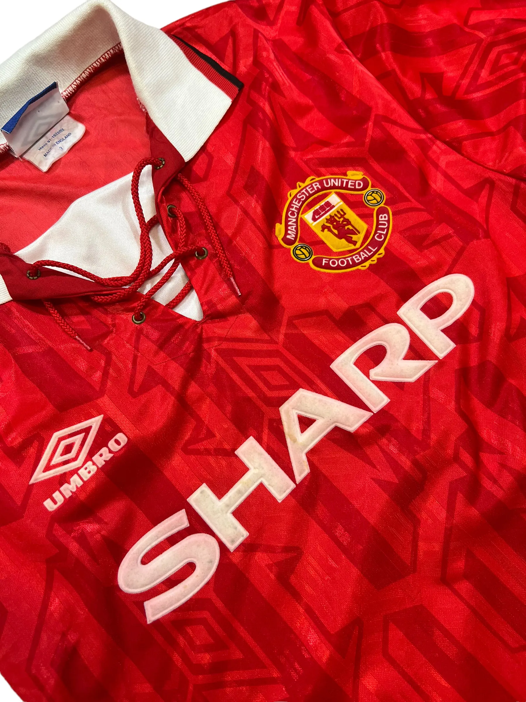 Manchester United 1992-94 Home Retro Football Shirt